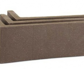 Клинкерная плитка Plato Brown угловая AC 2104 (Y) 185x60x71x14