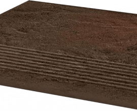 Клинкерная плитка Semir Brown stopnica prosta 30х30