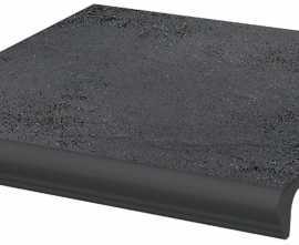 Клинкерная плитка Semir Grafit Kapinos Stopnica Prosta 30x33х1.1