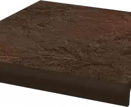 Клинкерная плитка Semir Brown Kapinos Stopnica Prosta 30x33х1.1
