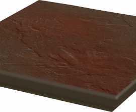 Клинкерная плитка Semir Brown Kapinos Stopnica Narozna B1a 33х33