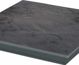 Клинкерная плитка Semir Grafit Kapinos Stopnica Narozna B1a 33х33