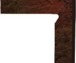 Клинкерная плитка Semir Brown Цоколь правый (B+A)30х8,1