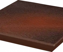 Клинкерная плитка Cloud Brown Kapinos Stopnica Narozna Duro 33x33x1,1