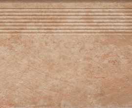 Клинкерная плитка Ilario Beige Ступень простая MAT 30х60