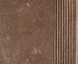 Клинкерная плитка Ilario Brown Stopnica Prosta 8,5mm 29,5х29,5