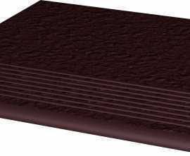 Клинкерная плитка Natural Brown Stopnica Prosta Duro 30х30