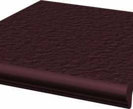Клинкерная плитка Natural Brown Kapinos Stopnica Prosta Duro B1a 30х33