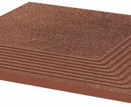 Клинкерная плитка Taurus Brown Stopnica Narozna 30x30х1,1