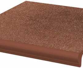 Клинкерная плитка Taurus Brown Kapinos Stopnica Prosta 30х33x1.1