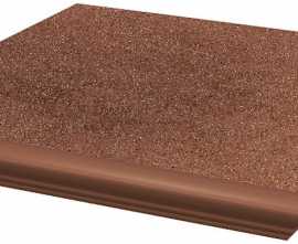 Клинкерная плитка Taurus Brown Kapinos Stopnica Narozna 33x33x1.1