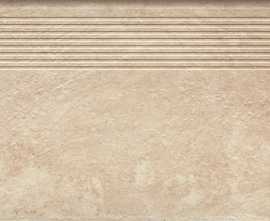 Клинкерная плитка Scandiano Beige Ступень простая структурная 30х60