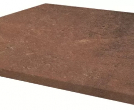 Клинкерная плитка Scandiano Rosso Kapinos Stopnica Prosta 29,5х32,8