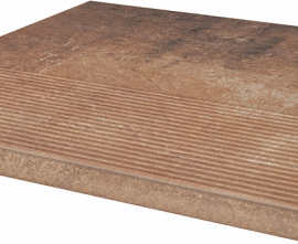 Клинкерная плитка Scandiano Rosso Stopnica Prosta B1a 30x30