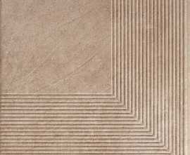 Клинкерная плитка Viano Beige Ступень угловая MAT 30х30