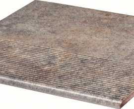 Клинкерная плитка Viano Grys Stopnica Prosta 30х30х1,1