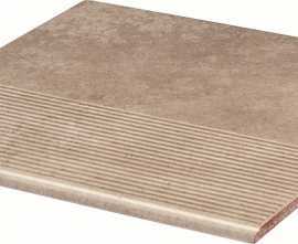 Клинкерная плитка Viano Beige Stopnica Prosta 30х30х1,1