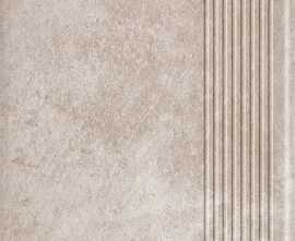 Клинкерная плитка Viano Beige Stopnica Prosta 8.5mm 30x30