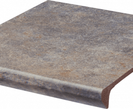 Клинкерная плитка Viano Grys Kapinos Stopnica Prosta B1a 30x33