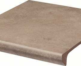 Клинкерная плитка Viano Beige Kapinos Stopnica Prosta 30х33