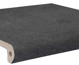 Клинкерная плитка Ступень фронтальная Portland ML С-3 Black 33x33