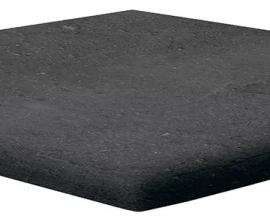 Клинкерная плитка Ступень угловая Portland ML С-3 Black 33x33