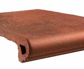 Клинкерная плитка 902905 Antic Marron Peldano Redondeado 33 32.5х33
