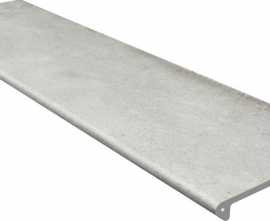 Клинкерная плитка Ступень фронтальная Urban Anti-Slip Blanco Smooth 33*120