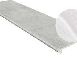 Клинкерная плитка Ступень фронтальная Tibet Smooth Round. Blanco 33x120