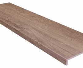 Клинкерная плитка 904634 Ступень фронтальная Ordesa Marron 31.5x120