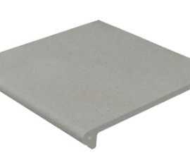 Клинкерная плитка 902801 Cotto Gris Peldano Redondeado 33 32.5х33