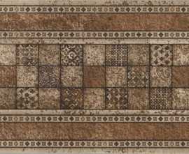 Клинкерная плитка Bremen Stellstufe mit Dekor Rotbraun 15,5*31