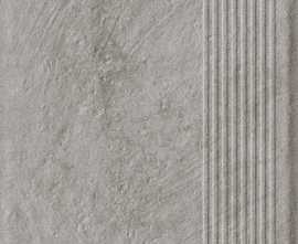 Клинкерная плитка Carrizo Grey Stopnica Prosta Struktura Mat B1a 30x60