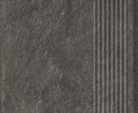 Клинкерная плитка Carrizo Basalt Stopnica Prosta Struktura Mat 30x60