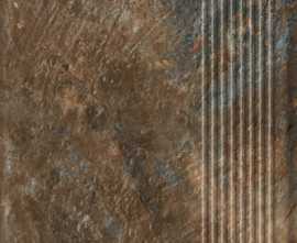 Клинкерная плитка Ardis Rust Stopnica Prosta Struktura Mat 30x60