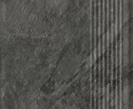 Клинкерная плитка Ardis Dark Stopnica Prosta Struktura Mat B1a 30x60
