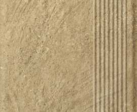 Клинкерная плитка Eremite Beige Stopnica Prosta Struktura Mat 30x60