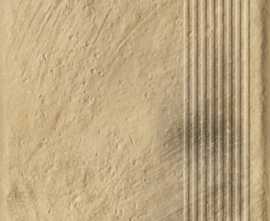Клинкерная плитка Eremite Sand Stopnica Prosta Struktura Mat B1a 30x60