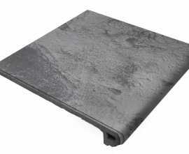 Клинкерная плитка 906860 Peldano Redondo 33 Metal Black 32.5x33