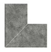 Керамогранит Наружный угол 90° Pool Garden Anthracite Flat Handle 25x25