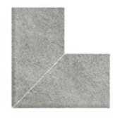 Керамогранит Наружный угол 90° Pool Garden Grey Flat Handle 25x25