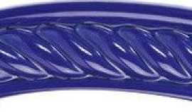 Керамогранит BR634.B Majesty Border Cobalt 8х23,5x27,8