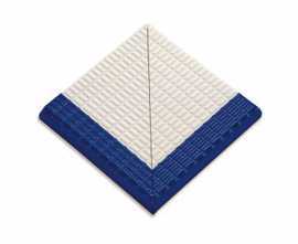 Ступени 21217 DK Petit Carre Наружный угол плитки с буртиком Cobalt-Unglazed 12x12