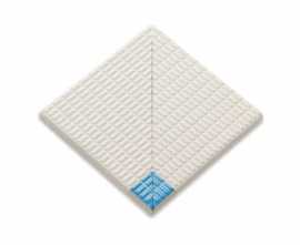 Ступени 21211 IK Petit Carre Внутренний угол плитки с буртиком Light Blue-Unglazed 12x12