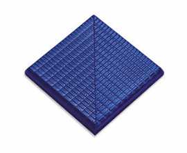 Ступени 21227 DK Petit Carre Наружный угол плитки с буртиком Cobalt 12x12