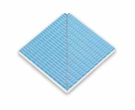 Ступени 21221 IK Petit Carre Внутренний угол плитки с буртиком Light Blue 12x12