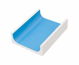 Керамогранит K501 Переливной водоотводный канал Light Blue 18,5x24,5