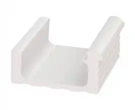Керамогранит KP203 Переливной лоток керамический White 29x24,5