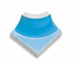 Керамогранит 60121 Внутренний торцевой угол Light Blue 4x4