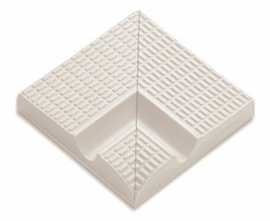 Керамогранит 30200 Внутренний угол поручня с сетчатой поверхностью Unglazed 12x12